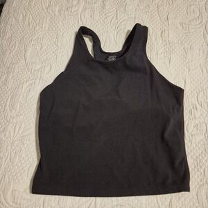 Athleta girls size XL or 14 black Long Distance Bra, EUC or better